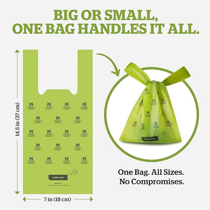 Pogi’s Dog Poop Bags with Handles – Extra-Thick, Leak-Proof, Large, Fresh Scent, 900-Count