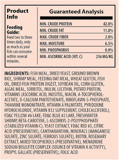 Tetra Goldfish Flakes, Nutritionally Balanced Diet For Aquarium Fish, Vitamin C Enriched Flakes, 4.52 lbs oz