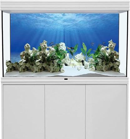AWERT 48x24 inches Ocean Floor Undersea Aquarium Background Sunshine Underwater Fish Tank Background Polyester Background