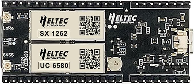 Heltec ESP32 SX1262 UC6580 LoRa Meshtastic Asset GPS Wireless Tracker | 0.96-inch LCD Display, Wi-Fi BLE Dual Wireless, Pet Bike Vehicle Asset Tracking, Off-Grid Hiking & Outdoor IoT Positioning