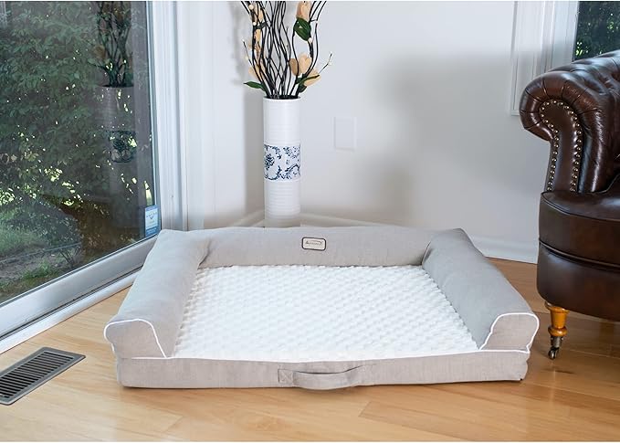 Armarkat D07B Bed Dog Bed, One Size, Beige, Ivory