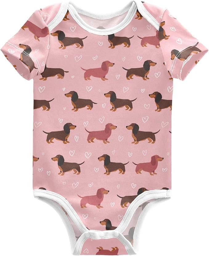 Bright Emotions Raccoons Baby Short Sleeve Bodysuits Romper Unisex Infant Outfit Wrapping Clothes for Boy Girl kids 3M