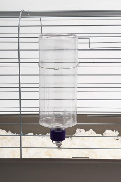 Lixit Standard Cage Water Bottles for Rabbits, Ferrets, Guinea Pigs, Hamsters, Rats, Mice and Other Small Animal's (32 Ounce, Clear)