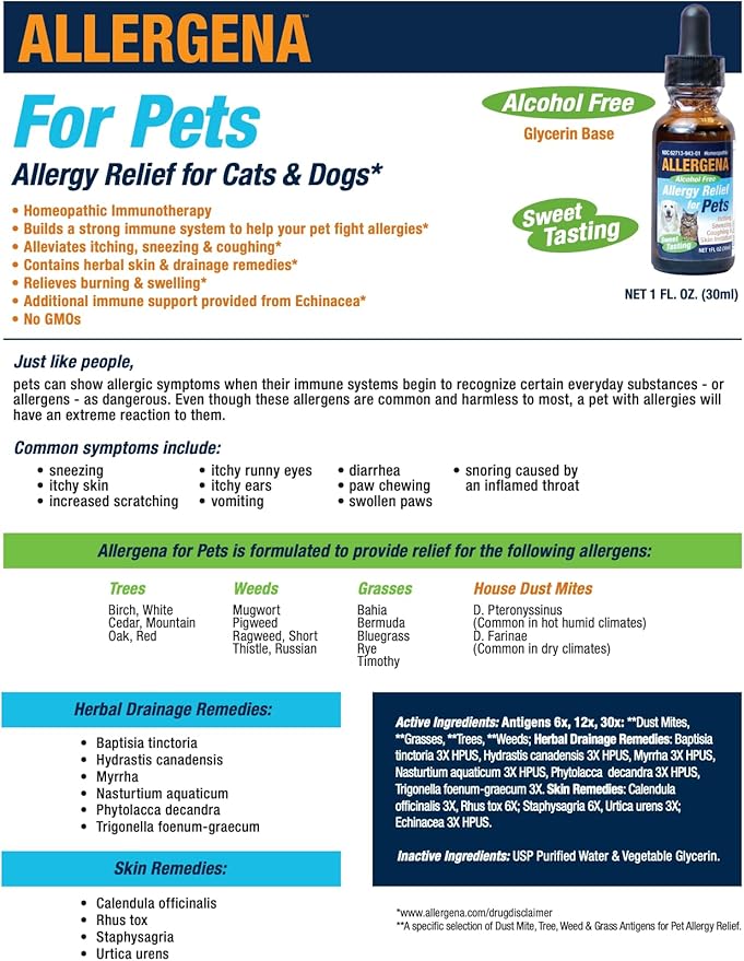 PROGENA - Allergena for Pets (1 FL Ounce)