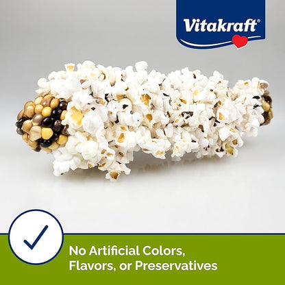 Vitakraft Mini-Pop Treat for Small Animals 6 oz – All-Natural Single-Ingredient Snack - Serve Popped or Unpopped – Enrichment, Chewing, Fun, Natural Teeth Wear – Rabbit, Hamster, Gerbil, Guinea Pig