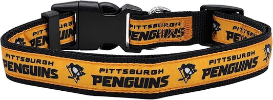 Pets First NHL Collar for Dogs & Cats. Adjustable, Cute, & Stylish! The Ultimate Hockey Fan Collar!