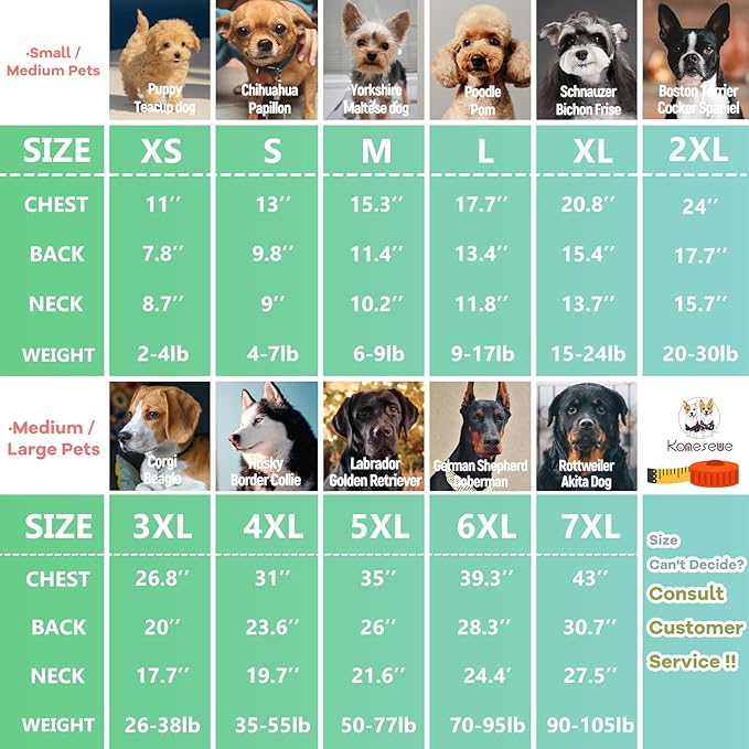 Koneseve Dog Shirt, Pet Plaid Clothes T-Shirt Sweater Matching Breathable for Small Medium Large Dog Cat Puppy Adorable Casual Cozy Halloween Thanksgiving Christmas Costumes (Green; 4XL)