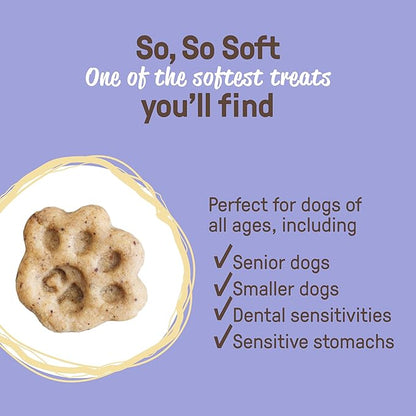 CookiePal Organic Soft Baked Treats for Dogs (Pumpkin & Blueberry), Human Grade Dog Biscuits, Low Calorie Pumpkin Puppy Training Treats, Perfect as Dog Training Biscuits, 8.8 oz (Pk of 3)