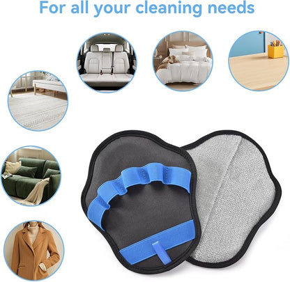 AstraLoom Pet Hair Removal Gloves for Dogs & Cats, 2026 Newly Upgraded Five-Finger Reusable Electrostatic Pet Hair Glove, Pet Hair Remover Tool for Sofa, Bed,Carpet, Clothing and Car Seat (2)