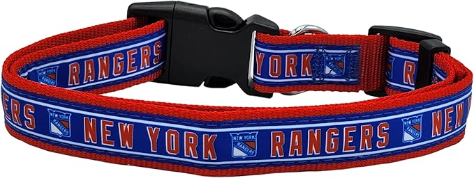 Pets First NHL Collar for Dogs & Cats. Adjustable, Cute, & Stylish! The Ultimate Hockey Fan Collar!