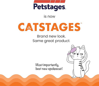 Catstages Catnip Tons of Tails – Interactive Catnip Dental Chew Toy for Cats with Rope, Ribbon & Cotton for Batting, Chasing & Chewing