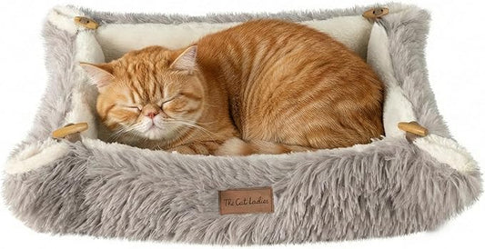 The Cat Ladies Self Warming Heated Cat Bed Mat - Heated Outdoor Kitten Bed Mat - Non Electric Heating Pad - for Indoor and Outdoor Cats - Reversible Comfortable Design – Coffee Brown