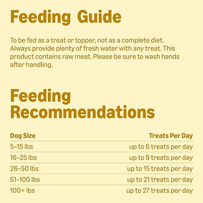 Amazon Basics Dog Treats Freeze Dried Raw Single Ingredient Chicken Breast, High Protein, Healthy Training Treats or Meal Topper for all Dogs, Grain-Free, 3 Oz (Pack of 1) (Previously Wag)