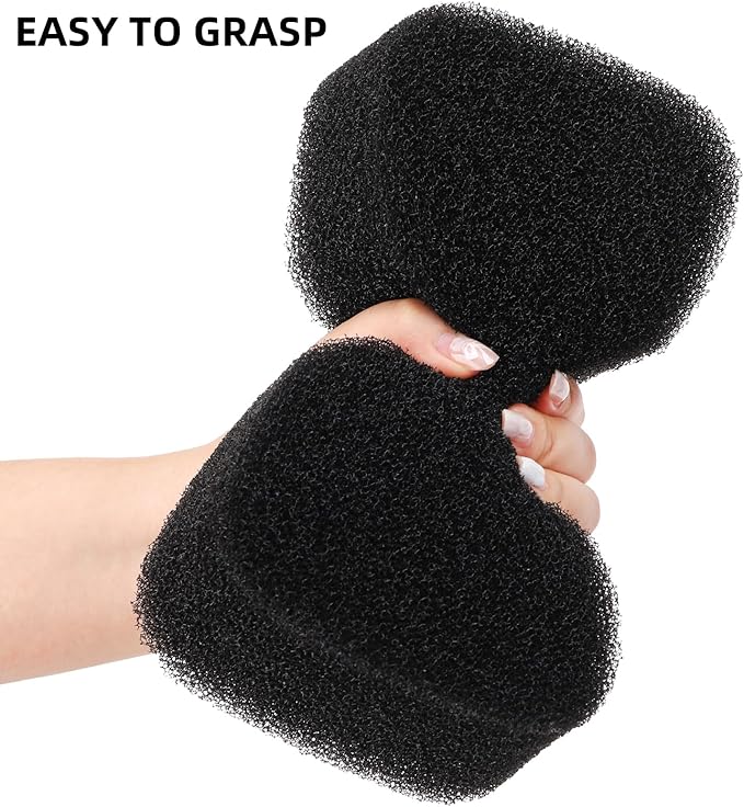 Cididu 6 Pack Horse Groomer Sponge, Durable Horse Bath Sponge Block for Cleaning and Massage, Reusable Brush Scrubber for Body Hair, Horses Grooming Tool Supplies for Large Dog and Cat, Easy to Grasp