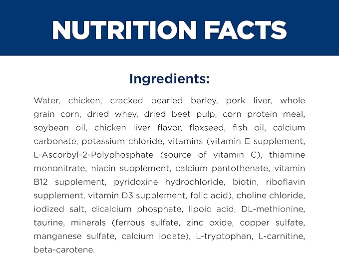 Hill's Science Diet Adult 7+ Small & Mini Wet Dog Food, Chicken & Barley, 5.8 oz. Cans, 24-Pack