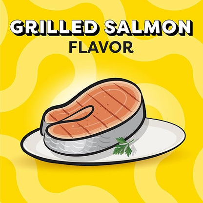 Temptations Tender Fills Crunchy and Soft Adult Cat Treats, Grilled Salmon Flavor, 4.6 oz. Pouch (Pack of 10)