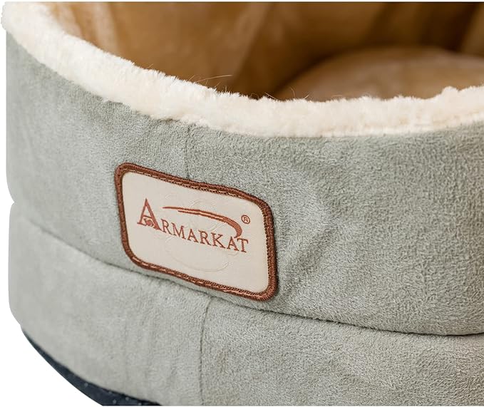Armarkat Sage Green Cat Bed Size, 18-Inch by 14-Inch