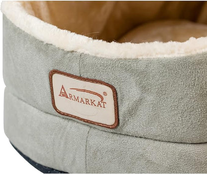 Armarkat Sage Green Cat Bed Size, 18-Inch by 14-Inch