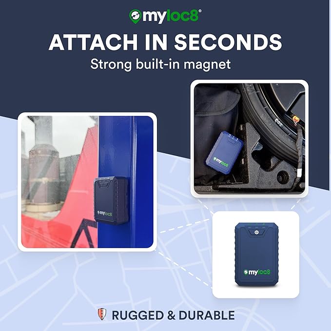 Ultra GPS Tracker for Vehicles – Rugged, Waterproof, Hidden GPS Car Tracker Device for Vehicles, Trucks - 4G LTE, Real-Time Updates, 9 Months Battery Life - (Subscription Required)