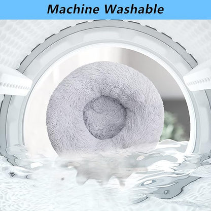 Lumeiy Calming Dog Bed Cat Bed-Machine WashableHigh Bolster, Multiple Sizes S-XXL