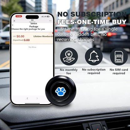 GPS Tracker for Vehicles,GPS Tracker Device for Vehicles No Subscription | No Monthly Fee Portable Tracking GPS Tracker for Car Kids Dogs Trucks Magnetic GPS Tracking Device