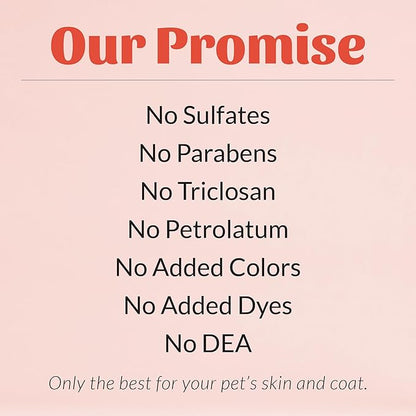 Skout's Honor Probiotic Itch Relief Shampoo for Pets - Non-Medicated, Fragrance-Free, Paraben & Sulfate-Free, with Avocado Oil & Omega 3's, 8oz, 2-Pack