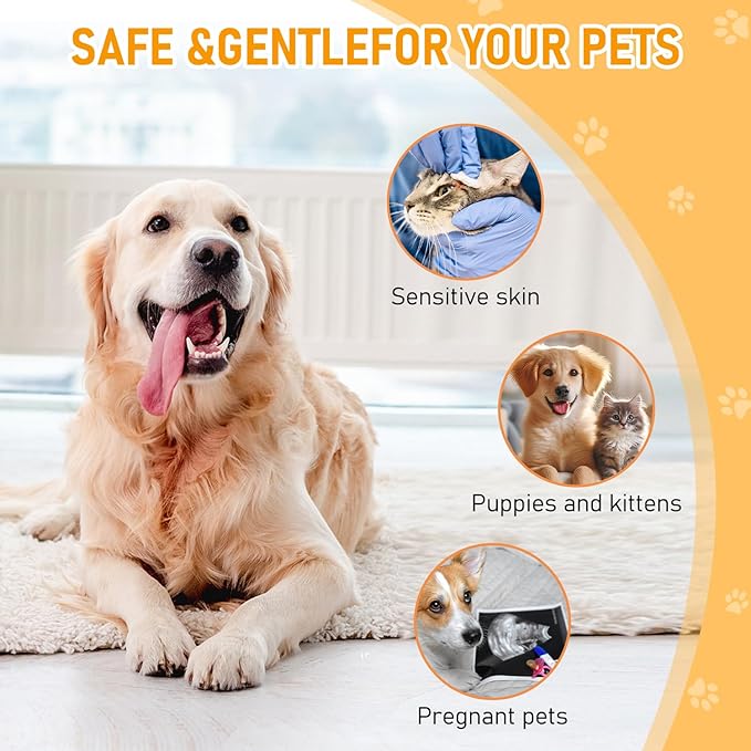 Pet Skin Sprays for Dogs & Cats,Pet Skin Care Spray, Nature Soothing Spray for Clean and Soft Skin, Pet Skin Treatment Spray for All Animals (2Pcs)