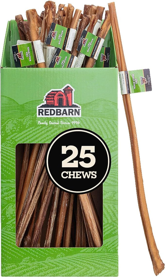Redbarn Pet Products 24" Bully Sticks for Dogs 25-Count