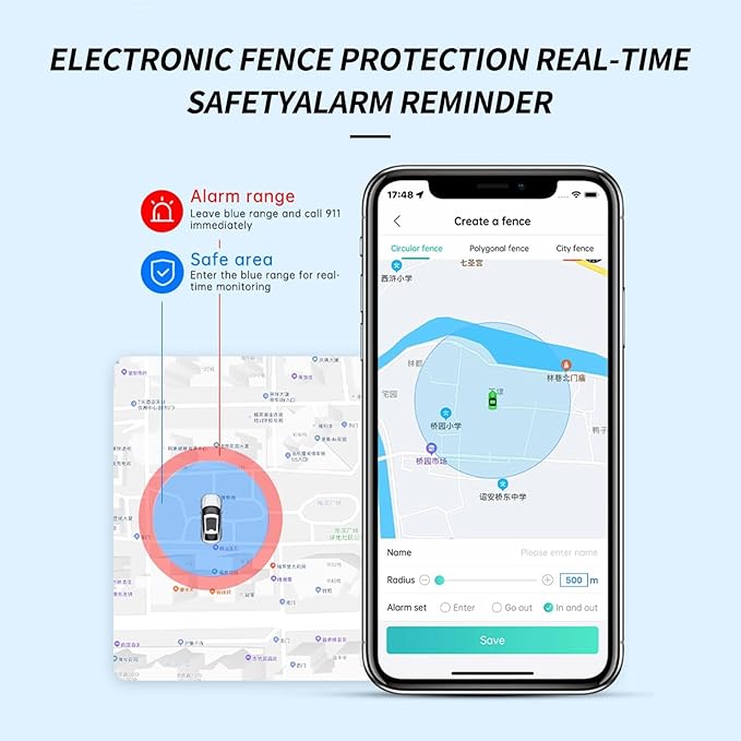 GPS Tracker for Vehicles - Tracking Devices for Cars Hidden, Tracker Device for Vehicles No Monthly Fee, Magnetic Car Tracker Device Real-Time Location, No Subscription, for Cars Kids Pet Trucks