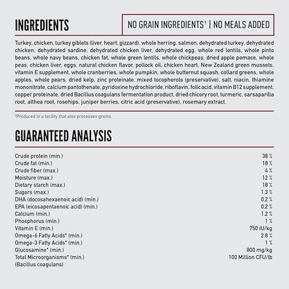 ORIJEN Grain Free High Protein Dry Dog Food Small Breed Recipe 10lb Bag