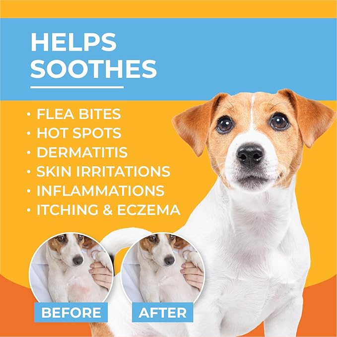 Paw Science Anti-Itch Hydrocortisone Moisturizing Lotion for Dogs & Cats – Hot Spot Treatment, Dog Itching Skin Relief, Itchy Hotspots Cream, Medicated Ointment for Irritation & Rash