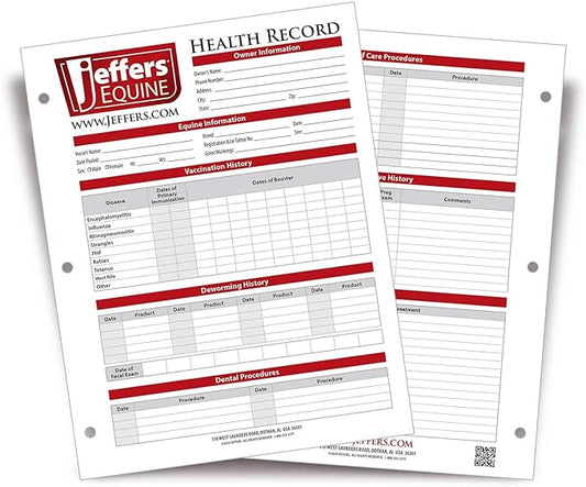 Jeffers Equine Horse Health Records | Document & Track Your Horse Treatments
