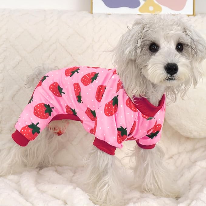 XPUDAC Dog Pajamas for Large Dogs, Strechy Soft Dog Clothes for Dogs Girl Boy Pet Jumpsuit, Cat Onesie-3XL
