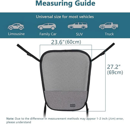 Petsfit Dog Car Barrier Vehicle Pet Barrier Backseat Mesh Dog Car Divider Net with Adjusting Rope and Hook Suitable for SUV Pickup and Small Cars