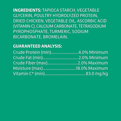 Wonder Bound Chicken Flavor Dental Sticks for Small/Medium Dogs (15-40 lbs), 6-Ridge Shape for Plaque & Tartar Control, Freshens Breath, Made With Real Chicken, 45 Count