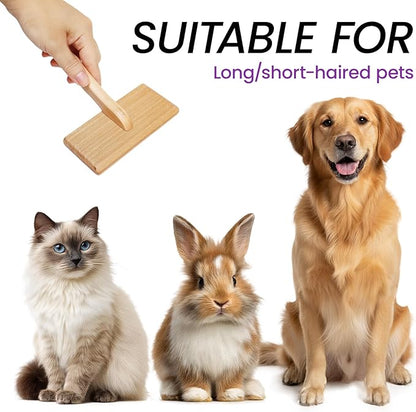 Dog Slicker Brush for Shedding and Grooming, Pet Deshedding Brush with Rounded Tips&Air-Cushion for Dogs & Cats, Undercoat & Dematting Tool for Long/Short Hair Pets