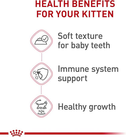 Royal Canin Feline Health Nutrition Kitten Thin Slices in Gravy and Loaf in Sauce Variety Pack Cat Food, 3 oz (Pack of 12)
