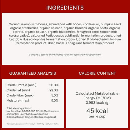 Stella & Chewy's Freeze-Dried Raw Salmon & Cod Meal Mixers- Dog Food Topper and Mixer - Made with 95% Wild-Caught Salmon & Cod, Organs & Bone - Perfect for Picky Eaters - Grain-Free - 3.5 oz