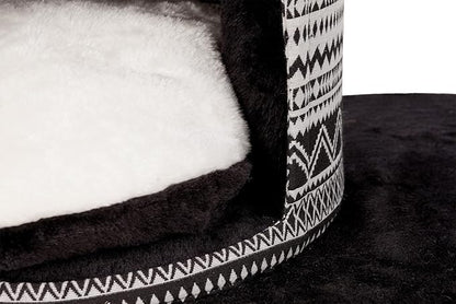 TRIXIE Giada Cat Tower Scratching Post, Condo with Removable Cushion, Hammock, Top Platform Bed 28.66 LBS