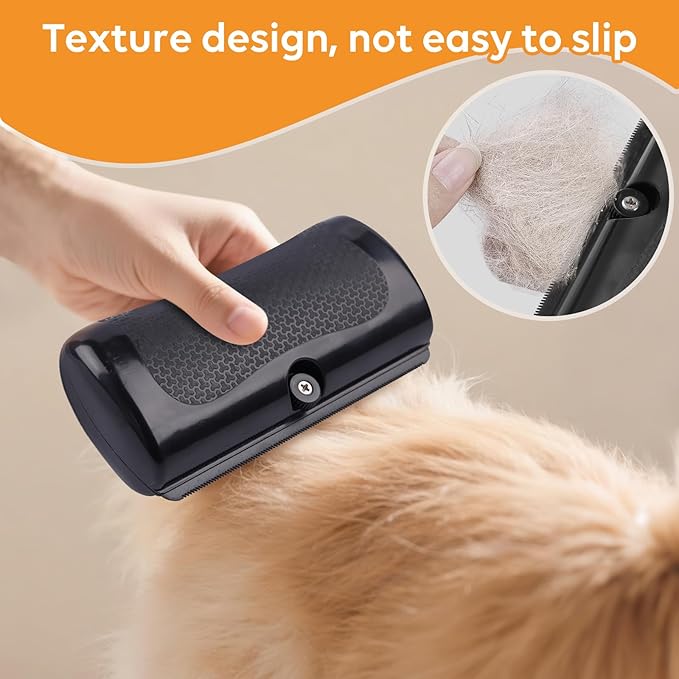 Groompro Deshedding Brush, Deshedding Dog Brush for Cats, Dogs, Rabbits, Horses, Ergonomic Pets Groomer that Relieves Pet Itchiness, Effectively Removes Undercoat & Loose Hair