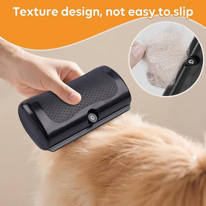 Groompro Deshedding Brush, Deshedding Dog Brush for Cats, Dogs, Rabbits, Horses, Ergonomic Pets Groomer that Relieves Pet Itchiness, Effectively Removes Undercoat & Loose Hair