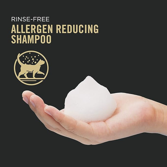 Purina Pro Plan Rinse Free, Allergen Reducing Dry Shampoo for Cats, LIVECLEAR Cleansing Foam - 8.5 oz.