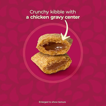 Meow Mix Gravy Bursts Savory Chicken Flavor Mix with Gravy Filled Pieces, Dry Cat Food, 13.5 Pound Bag