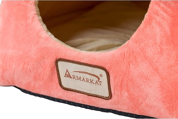 Armarkat Cat Bed, C07CCS/MH, Orange and Beige
