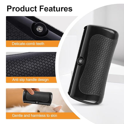 Groompro Deshedding Brush, Deshedding Dog Brush for Cats, Dogs, Rabbits, Horses, Ergonomic Pets Groomer that Relieves Pet Itchiness, Effectively Removes Undercoat & Loose Hair