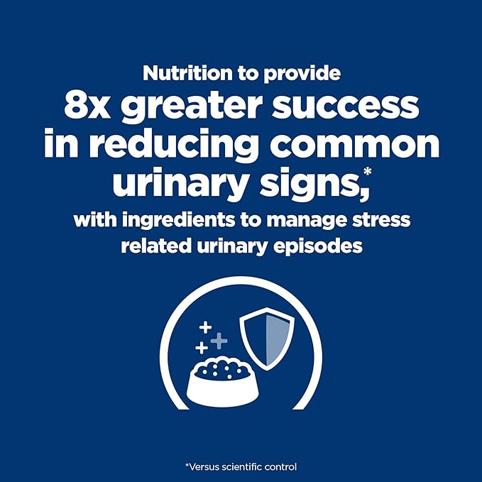 Hill's Prescription Diet c/d Multicare Stress Urinary Care Dry Cat Food, Ocean Fish, 8.5 lb. Bag
