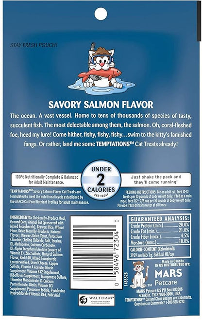 Temptations Cat Treats Temptations Huge Variety Pack, All 9 Flavors: Chicken, Medley, Turkey, Tuna, Catnip Fever, Beef, Surfer, Cookout 1 Pet Paws Notepad (9 Bags Total, 3 Ounces Each), 10 Piece Set