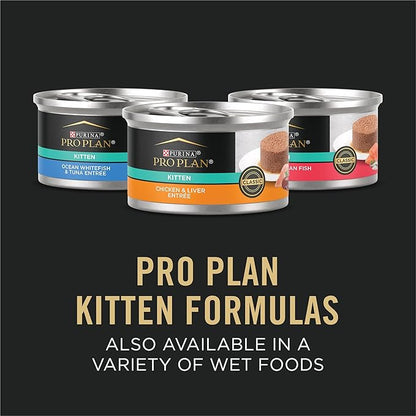Purina Pro Plan Kitten Dry Food Complete Essentials Shredded Blend Chicken and Rice Formula - 6 lb. Bag