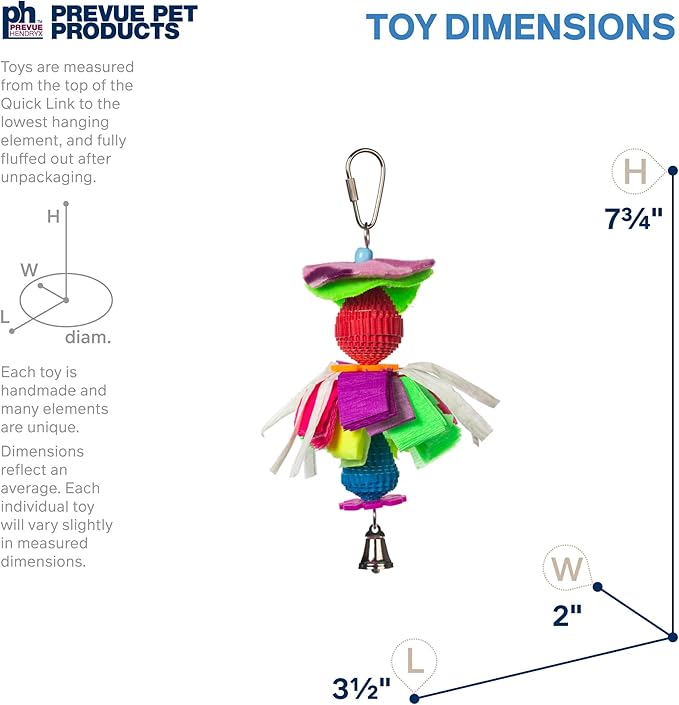 Prevue Pet Products Preen & Pacify Fancy Dance Bird Toy 62611