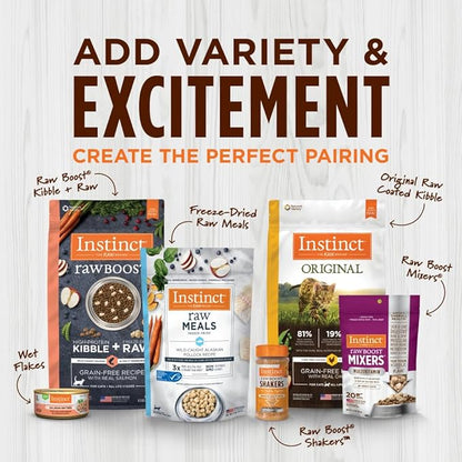 Instinct Original Grain Free Recipe Variety Pack Natural Wet Canned Cat Food by Nature's Variety, 3 Ounce (Pack of 12)